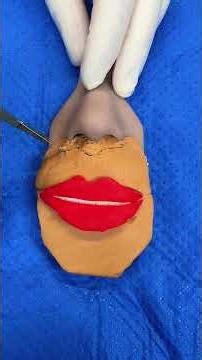 Upper Lip Lift Play-Doh Surgery #liplift