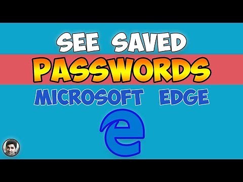 How to view saved password in Microsoft Edge