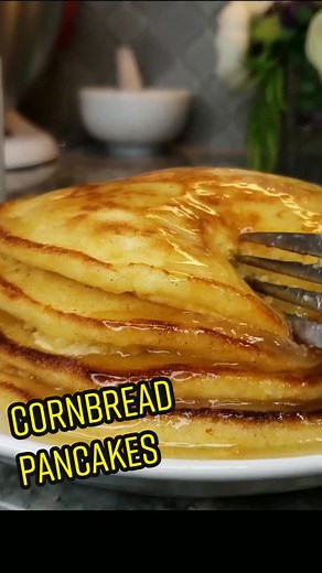 A cross between cornbread and pancakes. #QuickRecipes #HomeCooking #ho...