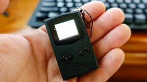 The Pocket Sprite's a game console that's small enough to fit on your keychain