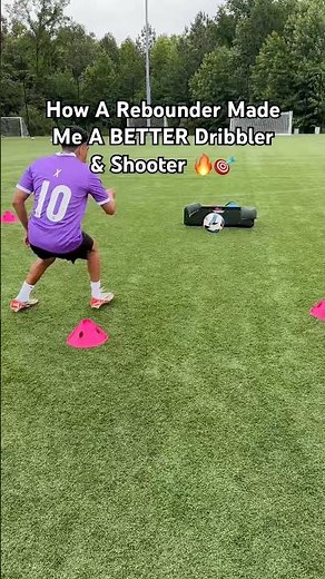 How A Rebounder Made Me A BETTER Dribbler & Shooter 🔥🎯#soccer #football