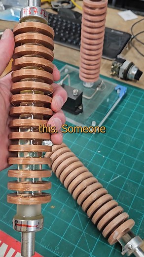 580K views · 12K reactions | High Voltage Inductor #chrisboden #comedy #engineering #electronics #educational #physics #science | Chris Boden | Facebook