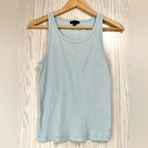 J Crew Fine Rib Scoopneck Tank Top Size S EUC