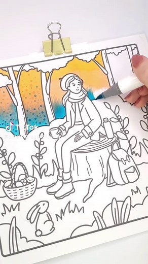 Relax and Color: A Cozy Coloring Experience