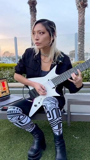 𝐑𝐈𝐅𝐅 by @positivegrid ⁣ ⁣ …have you ever wished you could teleport and play guitar at the same time??⁣ ⁣ SAME. ⁣ now we can!!🚀🎸⁣ ⁣ 𝐑𝐈𝐅𝐅 = a fully loaded dream guitar rig that is PORTABLE AF. ⁣ ⁣ record play anywhere using your computer or mobile device. comes w/ these Bias FX tones i’m using, or use w your fave plugins ⁣🦾 ⁣ [ link in my bio ] to grab yours!! ⁣:) ⁣ #guitar #guitarist #guitarsolo #metal #rockband #guitarra #guitarriffs #guitarworld | Annie Shred