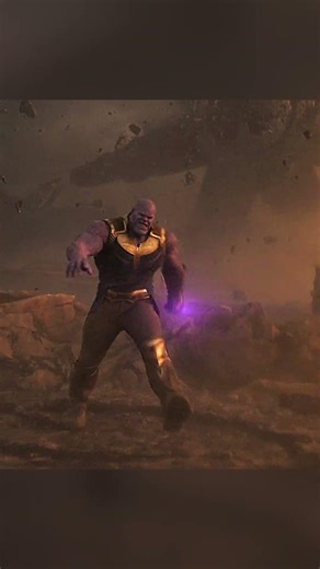 Iron Man uses nanoshields to escape Thanos.