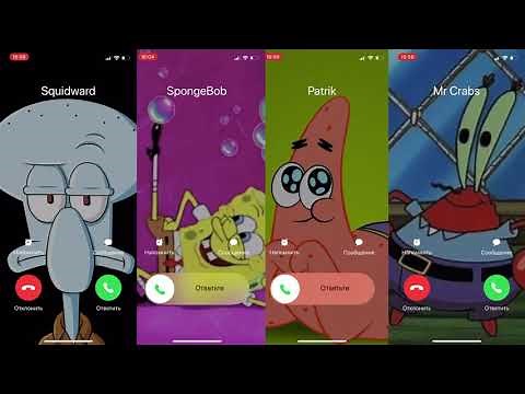 Incoming Call: SpongeBob / Patrik / Mr Crabs / Squidward IPhone 12