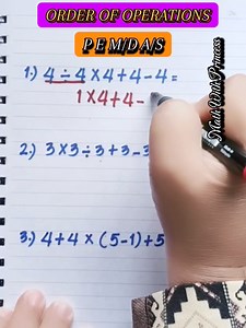 Order of Operations #math #mathwithprincess #mathviralvideo #mathviral #mathtutor #mathematics #learningisfun #mathisfun #mathtricks #OrderOfOperations | Math with Princess