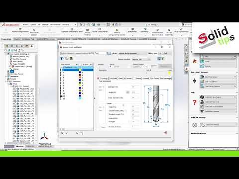 SolidCAM TUTORIAL ➤ Creación de Librerías de Herramientas