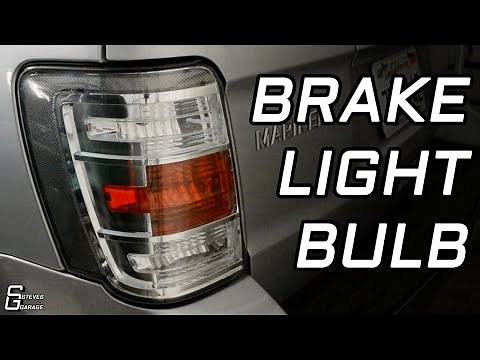 08-12 Mercury Mariner Brake Light Bulb Replacement