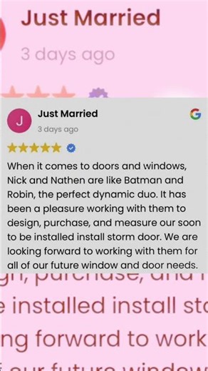 5-Star Storm Door Installation Review in Cincinnati | The Windows Plus Difference