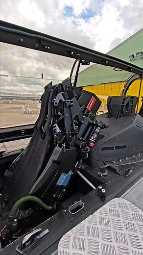 @armeedelair rafale canopy secured & start up of engine. Fact check: Dassault Rafale Engine Start-up Procedure: Pre-flight Preparation and Checks: Before starting the engines, the pilot conducts a comprehensive pre-flight inspection, ensuring all cockpit controls, switches, and systems are in the correct positions. The pilot verifies that the aircraft's electrical, hydraulic, and fuel systems are operational and within prescribed limits for engine start-up. Engine Start-up Sequence: The pilot in