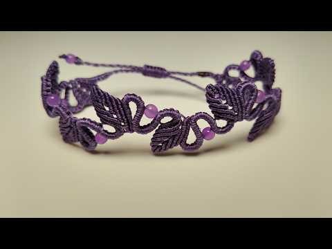 DIY Leaf 🌿 Bracelet Tutorial | How to Braid at Home