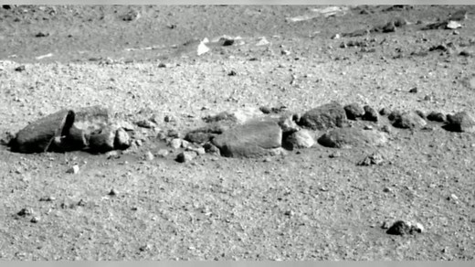 Did NASA's Opportunity rover photograph an 'alien skeleton' on Mars?