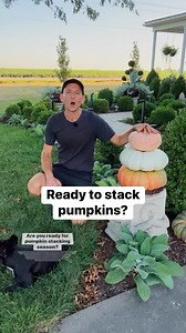 In the fall, I have stacks of pumpkins all over my yard. Here’s how I keep them sturdy and upright! | Wyse Guide