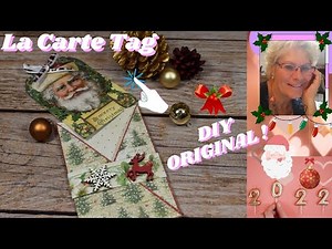 🎅⭐Comment REALISER des CARTES de NOEL ou de VOEUX Originales en FORME de POCHETTE +TAG Tuto ©A63