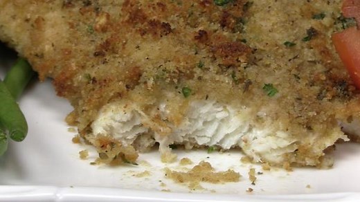 Parmesan Crusted Baked Halibut Get this recipe here: www.dvo.com/recipe60 | Cook'n