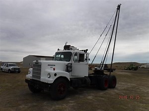 1969 White 4000 XLR Truck With Gin Poles & Winch | Transportation