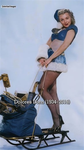 Dolores Dorn: Golden Age Christmas Glamour Brought to Life / HD Animated & Colorized Photographs
