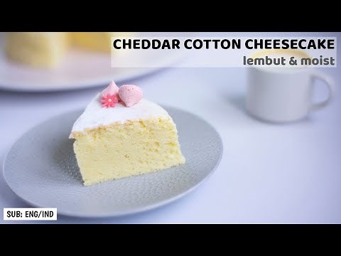 QUICK AND EASY CHEDDAR CHEESE CAKE RECIPE | COTTON CHEESECAKE