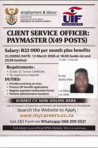 Apply for Government Jobs: DPSA Circular 7 of 2026