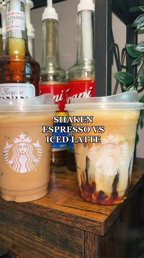 Shaken Espresso vs Iced Latte Comparison