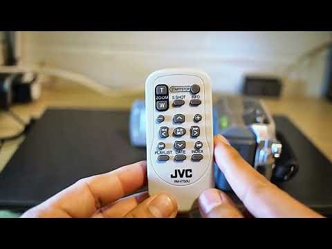 How to use JVC Everio Remote Control Tutorial