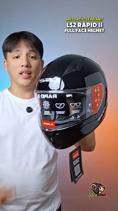 LS2 Rapid II Full Face Helmet ECE 22.06 Standard Lightweight Single Visor Washable Liner Intercom Ready SRP P3490 | MotoMouse