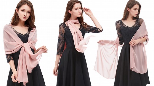 Watch Shawls and Wraps for Evening Dresses Bride Wedding Scarf on Amazon Live