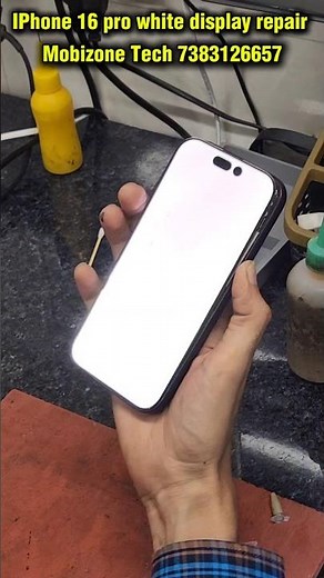 IPhone 16 pro white display repair #mobilephonerepair #mobilerepair #repair