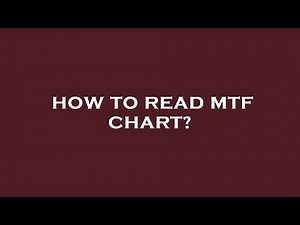 How to read mtf chart?