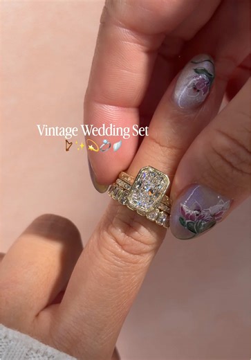 Vintage Inspired Wedding Ring Stack Collection