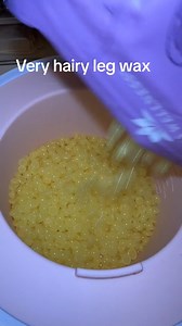 Someone mentioned if the wax doesnt pick up all the hair in one strip. So i do a second in the opposite direction! #hairremoval #waxing #waxingkituk #legwax #wax | Jessicalong