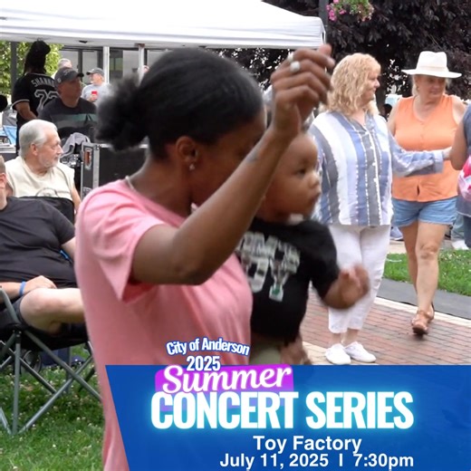 10K views · 43 reactions | Toy Factory is taking the stage this Friday, July 11 as the next band in Anderson's Summer Concert Series! Bring a chair and your friends and family for a fantastic show! #ComeHometoAnderson | City of Anderson Government | Facebook