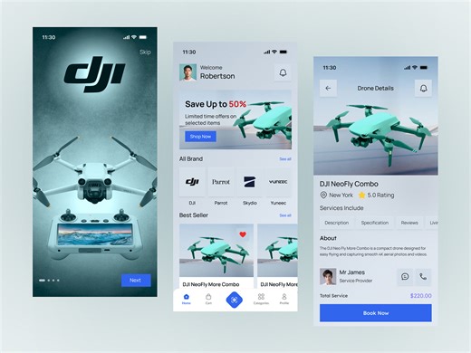 DJI - Drone Store Mobile app