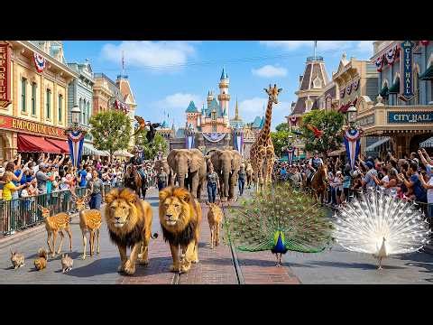 REAL ANIMAL PARADE 2026 AT DISNEYLAND 🎡 | Live Wildlife Takes Over the Magic Kingdom (FULL EVENT)