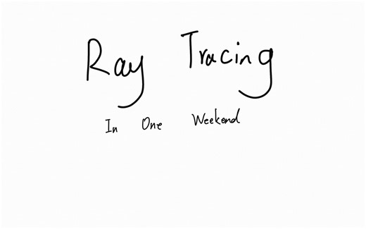 光线追踪(RayTracing)_Final：摄像机位置及视口