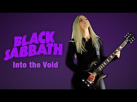 INTO THE VOID - BLACK SABBATH | Full Guitar Cover by Anna Cara