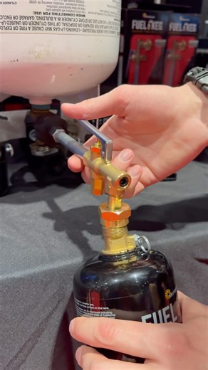 Would you use this? You can refill smaller propane bottles off a big one 🤷‍♂️ @fuelkeg #camping #fuel #propane | Tools in Action