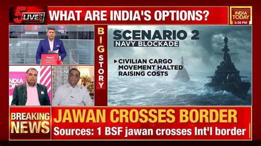 21K views · 123 reactions | If Indian Navy carry out series of exercises in North Arabian sea, be a nightmare for Pakistan? Here's what Gen Deepak Kapoor (Retd), former Chief of Army Staff, said. #India #Pakistan #PahalgamTerroAttack #5LIVE Gaurav Sawant | India Today | Facebook