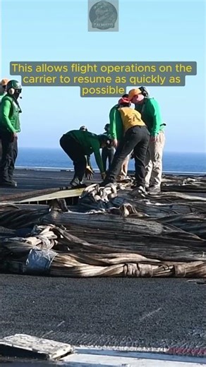 Last Chance Landing System on a Carrier