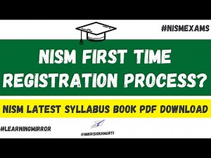 First Time Students NISM Exam Registration | How to Register for NISM Exams Online | NISM Exams