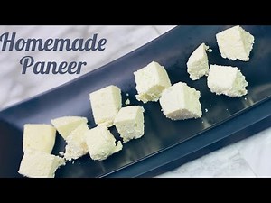 Homemade paneer | How to make paneer at home