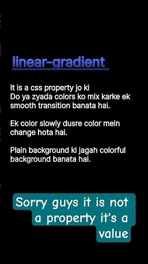 linear gradient in css | How to apply multiple colors in css ? #css #html #shorts | Code Alchemy