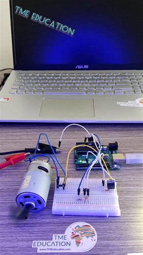 Speed Motor controller Circuit using Light #arduino #engineering #electronics #arduinoproject #electricalengineer #arduinobeginner #programming #uploadideaswithitamar | Upload Ideas with Itamar