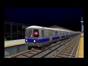 OpenBVE HD: NYC Subway Pullman Standard R46 Blue Stripe Repaint Showcase on The HH & TT (6/14/16)