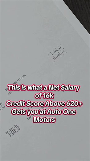 What a 16k Salary Can Get You at Auto One Motors