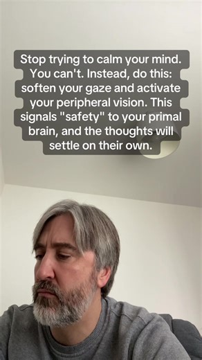 Activating Peripheral Vision for Mindfulness and Calm