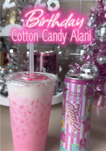 It’s my Birthday Month, we gonna celebrate all month long! Birthday Cotton Candy Dirty Alani #dirtysoda #dirtysodarecipe #drinktok #birthday #alani