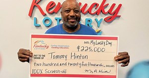 Trucker wins $225K after buying scratch-off during pit stop in Madisonville